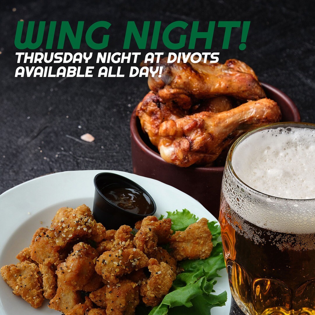 Wing Night - Divots Restaurant - Innisfail Golf Club
