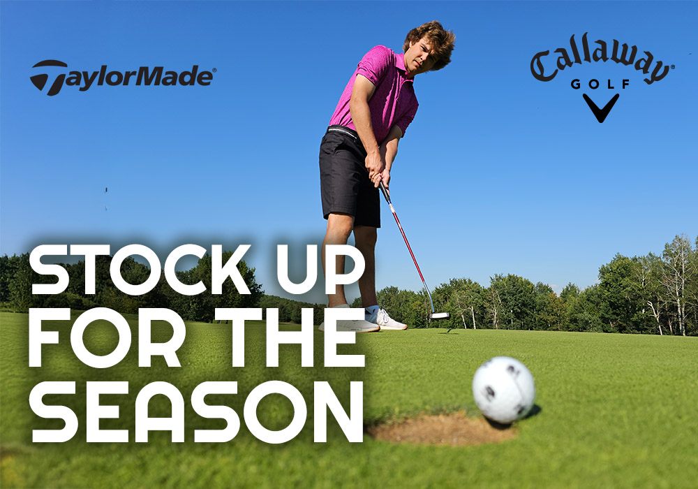 Stock up for the season - Buy 3, Get 1 Free - Callaway Golf - TaylorMade Golf - Innisfail Golf Club