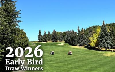 2026 Early Bird Draw Winners