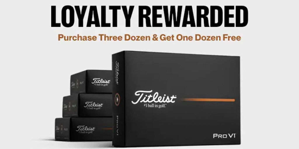 Stock up for the season - Buy 3, Get 1 Free - Titleist Golf - Innisfail Golf Club