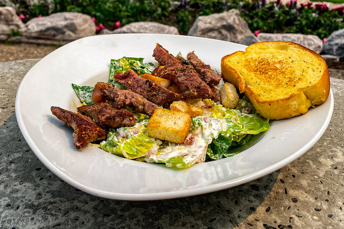 July-Salad-of-the-Month-Divots-Innisfail-Golf-Club Steak Caesar Salad - July Salad of the Month - Divots Restaurant - Innisfail Golf Club - Alberta